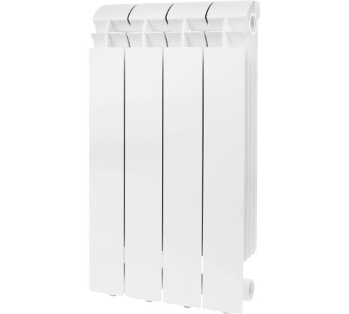 Радиатор алюминиевый Global VOX-R 500 4 секции боковое подключение белый RAL 9010 VX05001004