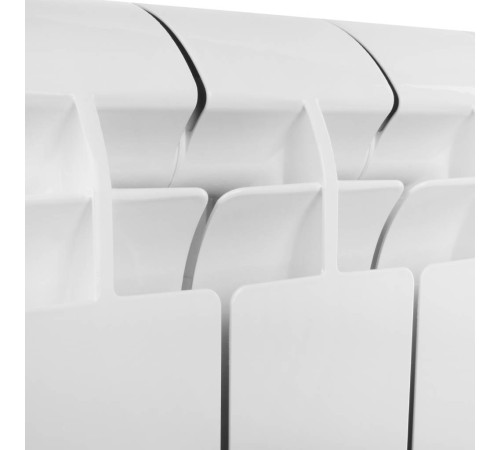 Радиатор алюминиевый Global VOX-R 500 4 секции боковое подключение белый RAL 9010 VX05001004