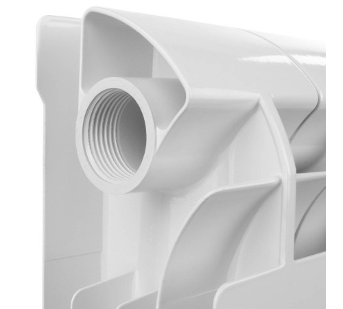 Радиатор алюминиевый Global VOX-R 500 8 секций боковое подключение RAL 9010 VX05001008