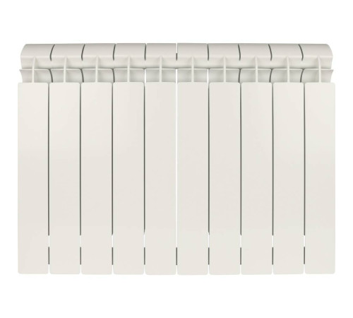 Радиатор биметаллический Global STYLE PLUS 500 10 секций боковое подключение белый RAL 9010 STP05001010