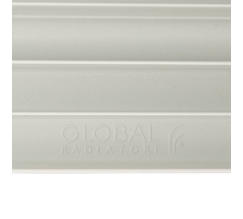 Радиатор биметаллический Global STYLE PLUS 500 10 секций боковое подключение белый RAL 9010 STP05001010