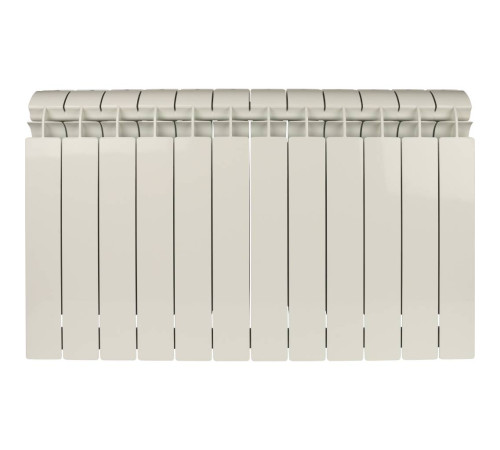 Радиатор биметаллический Global STYLE PLUS 500 12 секций боковое подключение белый RAL 9010 STP05001012
