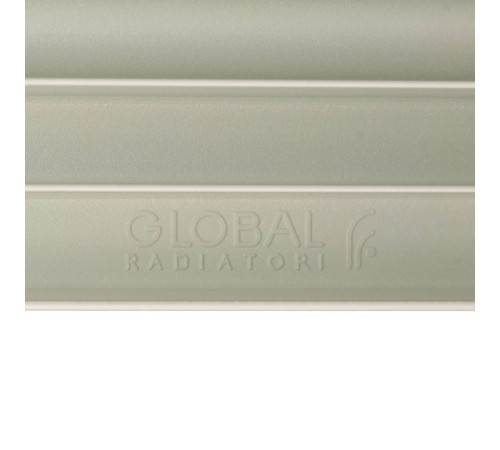 Радиатор биметаллический Global STYLE PLUS 500 12 секций боковое подключение белый RAL 9010 STP05001012