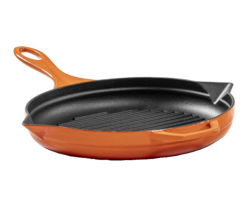 Сковорода-гриль чугунная Hosseven HS Y GTV 28 ORANGE 28 см А756528