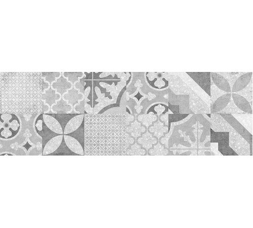 Плитка настенная Cersanit Terrazzo пэчворк серый 19.8x59.8 см TES092D