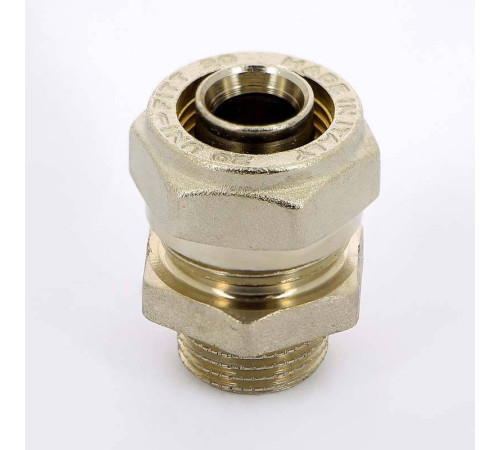 Муфта обжимная Uni-Fitt никелированная 20х1/2 НР 662N7200