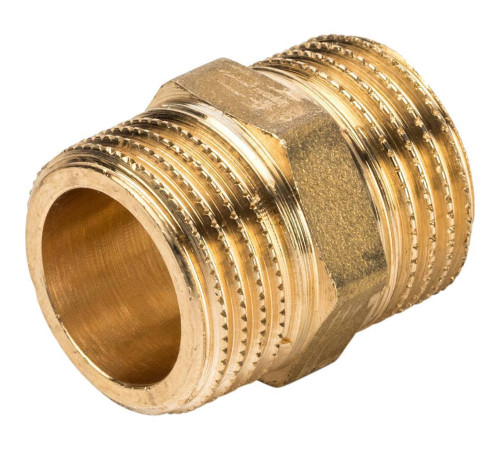 Ниппель STOUT 1/2 НР-НР латунный SFT-0003-001212