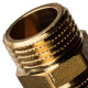 Ниппель STOUT 1/2 НР-НР латунный SFT-0003-001212