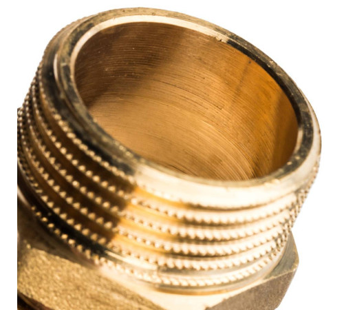 Ниппель STOUT 1 НР-НР латунный SFT-0003-000011