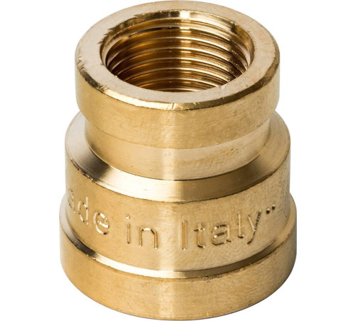 Муфта переходная латунная STOUT ВВ 1/2x3/8 SFT-0005-001238