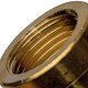 Муфта переходная латунная STOUT ВВ 1/2x3/8 SFT-0005-001238