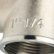 Угольник STOUT никелированный 1 1/4 НВ SFT-0012-000114