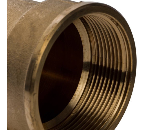 Угольник латунный STOUT 90° 2 ВР-НР с упором SFT-0015-000002