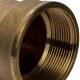 Угольник латунный STOUT 90° 2 ВР-НР с упором SFT-0015-000002