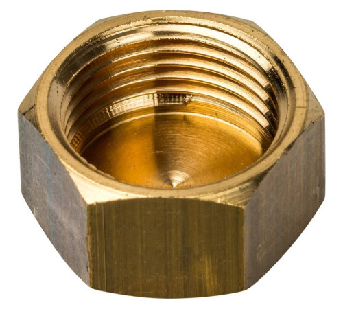 Заглушка резьбовая STOUT 3/8 ВР латунная SFT-0026-000038