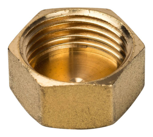 Заглушка резьбовая STOUT 1/2 ВР латунная SFT-0026-000012