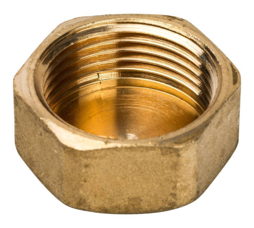 Заглушка резьбовая STOUT 3/4 ВР латунная SFT-0026-000034