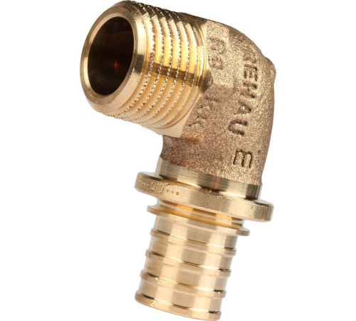 Угольник-переходник REHAU RAUTITAN RX+ 20-R 1/2 наружная резьба бронза 14563481001