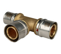 Тройник переходной STOUT 32x32x26 мм пресс для металлопластиковых труб SFP-0005-323226