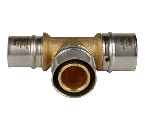 Тройник переходной STOUT 32x32x26 мм пресс для металлопластиковых труб SFP-0005-323226
