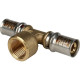 Тройник-переходник пресс STOUT с внутренней резьбой 16х1/2х16 SFP-0007-001216