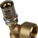 Тройник-переходник пресс STOUT с внутренней резьбой 16х1/2х16 SFP-0007-001216