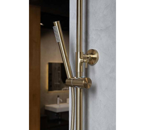 Смеситель для ванны Boheme Uno однорычажный золото матовое 463-MG