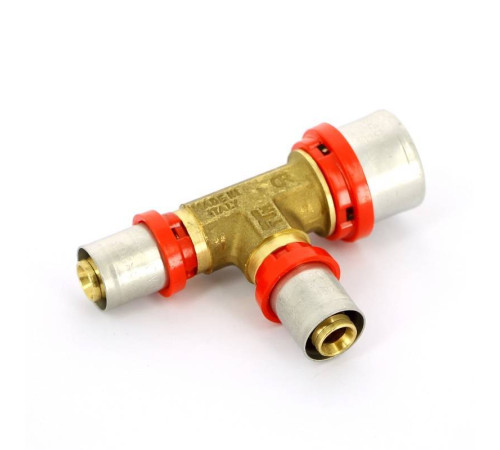 Тройник пресс Tiemme 20х26х20 мм 1650069