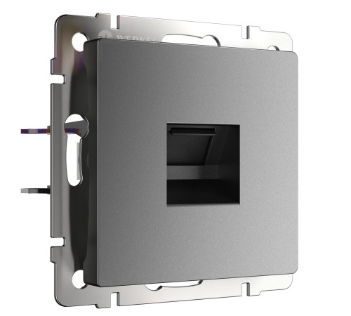Розетка Ethernet RJ-45 (графит матовый) W1181064