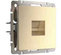 Розетка Ethernet RJ-45 (шампань рифленый) W1181010
