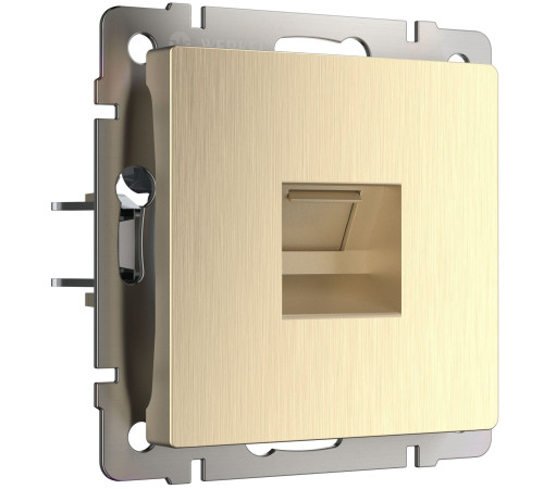 Розетка Ethernet RJ-45 (шампань рифленый) W1181010