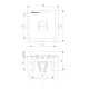 Розетка Ethernet RJ-45 (шампань рифленый) W1181010