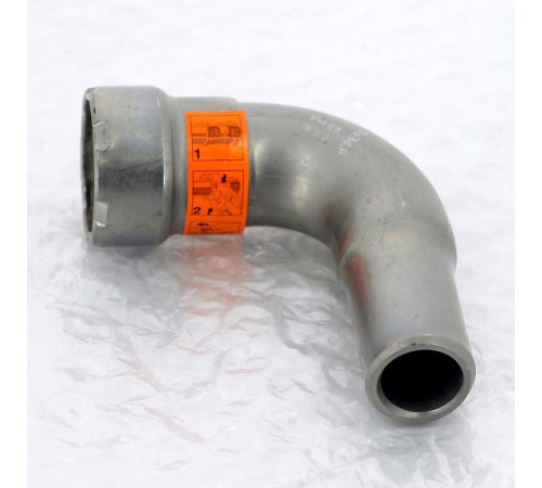 Угольник-вставка 45° пресс Viega Megapress 1/2 оцинкованная сталь 694692