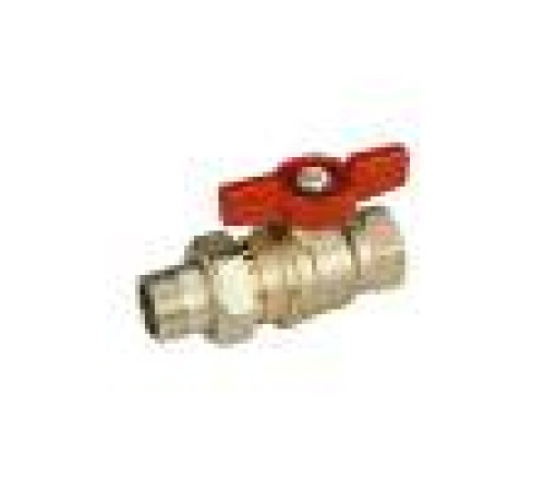 Кран шаровой Giacomini DADO R919 1 1/4 ВР-НР полнопроходной с отводом R919X009