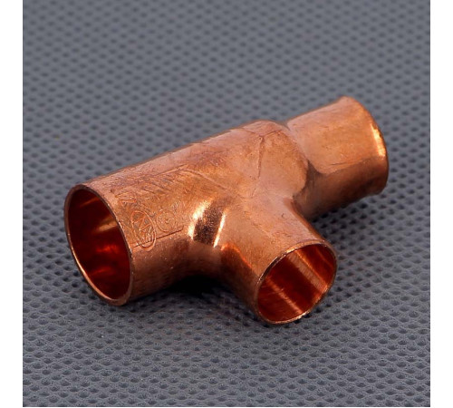 Тройник медный под пайку Viega 15х12х12 мм 103569