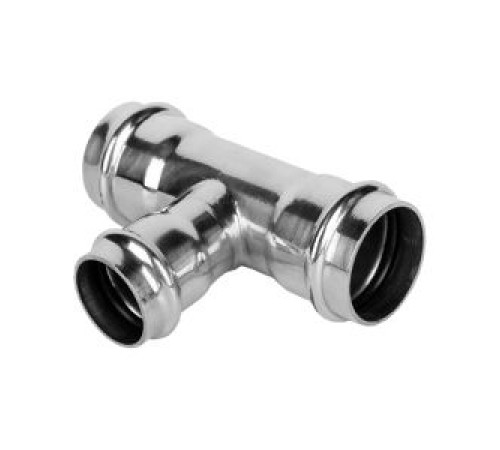 Тройник пресс Kromwell из нержавеющей стали 35х28х35 мм KW.SP931352835