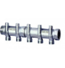 Коллектор запорно-балансировочный FAR 1 1/2 ВР-НР 3 отвода M33x1.5 FK 3920 11203