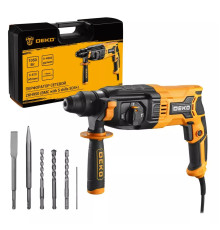 Перфоратор DEKO ZKH950 1050 Вт SDS-plus в кейсе ZKH950