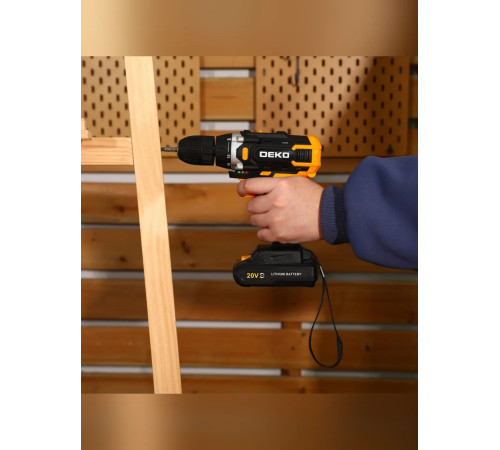 Дрель-шуруповерт аккумуляторная DEKO Banger 20V ONE+ 1x1.5 Ач 083-1042