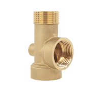 Штуцер 4-ходовой ДЖИЛЕКС 80 мм латунный удлиненный 9004