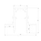 Slim Magnetic Шинопровод встраиваемый под ГКЛ 12,5мм черный)(2м) 85207/00 85207/00