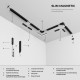 Slim Magnetic Соединительная планка для шинопровода в натяжной потолок 85204/00 1шт 85222/00
