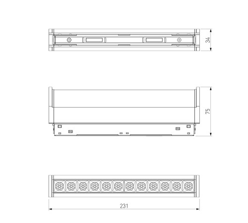 Slim Magnetic Трековый светильник 12W 4200K Alter белый 85049/01 85049/01