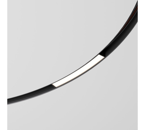 Slim Magnetic Трековый светильник для радиусного шинопровода 8W 4200K Planar чёрный Ø 1200мм 85181/01