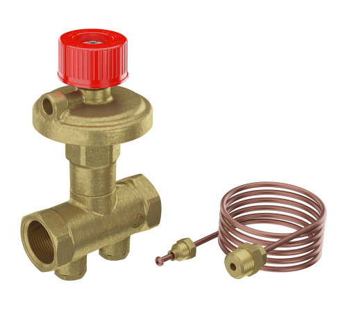 Регулятор перепада давления Giacomini R206C-1 1 ВВ 5-30 кПа трубка 1 м R206CY225