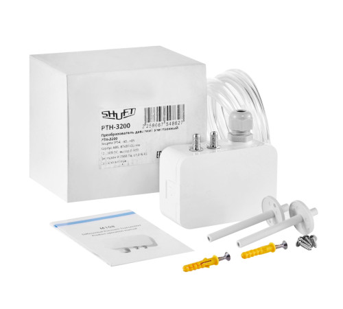 Преобразователь давления с дисплеем SHUFT PTH-1000-D 1000 Па 0-10В/4-20мА PTH-1000-D