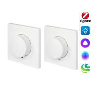 Комплект из двух умных диммеров HOMMYN Zigbee 2DSWZBN01W