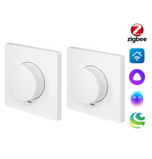 Комплект из двух умных диммеров HOMMYN Zigbee 2DSWZBN01W