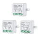 Комплект из 3 умных реле HOMMYN 2 канала без нейтрали 3RLZBNN02