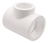 Тройник переходной THERMOLIGHT PP-R 50х40х50 мм белый НС-1620610